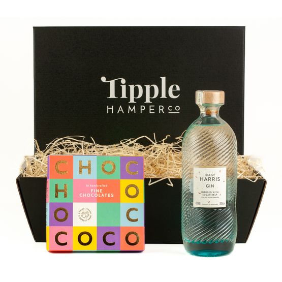 Isle of Harris Gin &amp; Luxury Chocolate Hamper