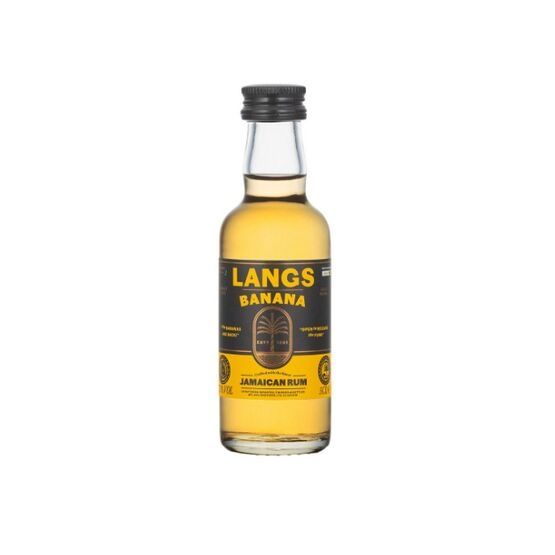 Langs Banana Rum Miniature 5cl (37.5% ABV)