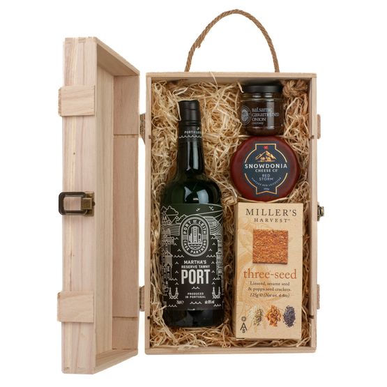 Port of Leith Reserve Tawny Port &amp; Cheese Gift Box