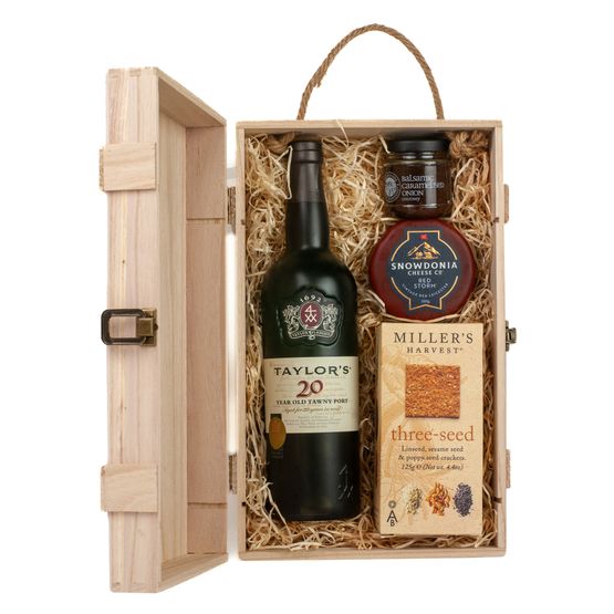 Taylor's 20 Year Old Tawny Port &amp; Cheese Gift Box
