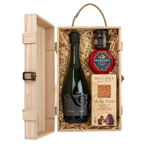 Vispo Allegro Prosecco &amp; Cheese Gift Box