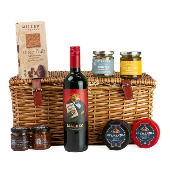 La Vaca Gorda Malbec Wine, Cheese &amp; Nibbles Hamper