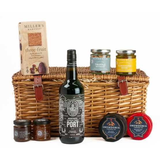 Port of Leith Reserve Tawny Port, Cheese &amp; Nibbles Hamper
