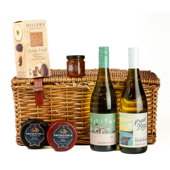 White Wine Lover, Cheese &amp; Nibbles Hamper