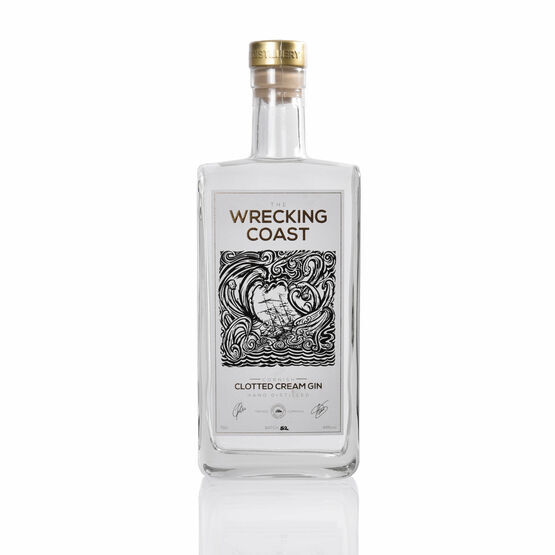 Wrecking Coast Clotted Cream Gin 44% ABV (70cl)