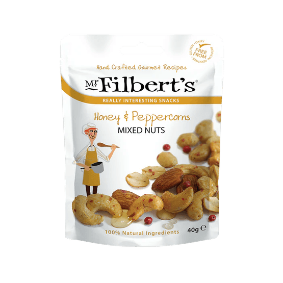 Mr Filbert's Honey &amp; Peppercorns Mixed Nuts (40g)