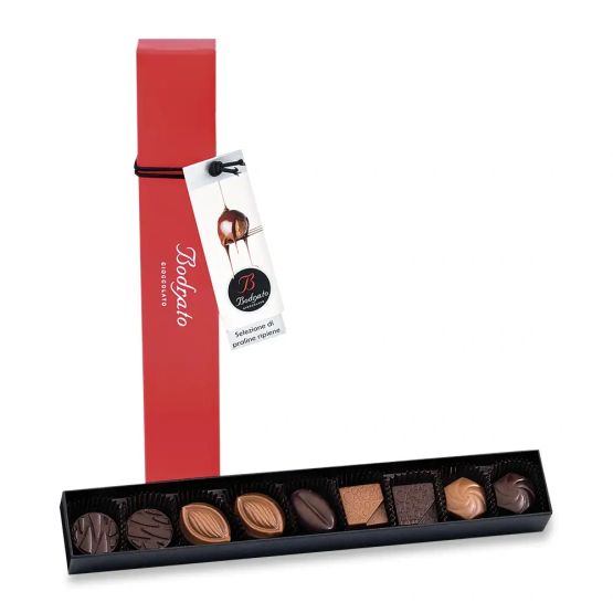 Linea Rosso Scatola Chocolate Gift Box (90g)