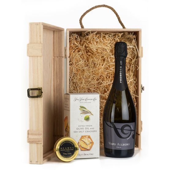 Vispo Allegra Prosecco &amp; Caviar Gift Box