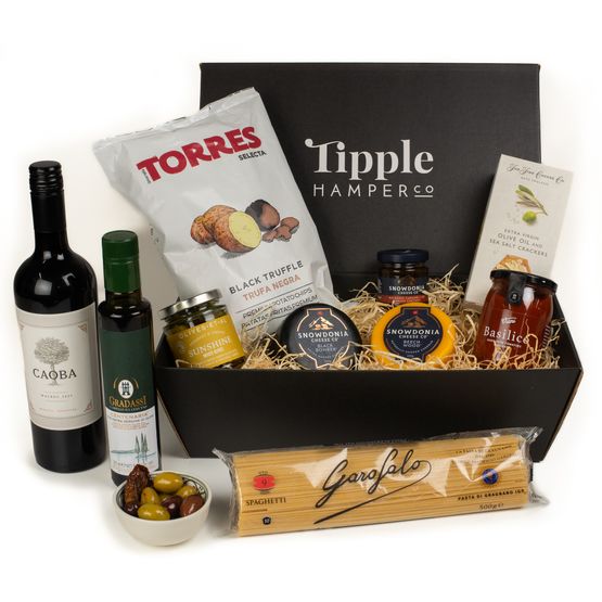 The Red Wine, Cheese &amp; Nibbles Hamper