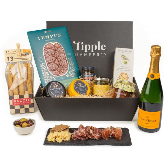 The Veuve Clicquot Champagne &amp; Charcuterie Board Hamper