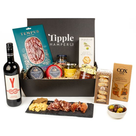 The Spanish Merlot &amp; Luxury Snacks Hamper