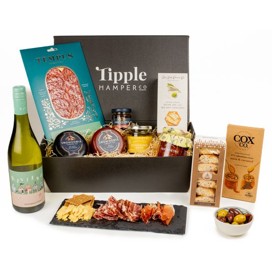 Riviera Sauvignon Blanc &amp; Luxury Snacks Hamper