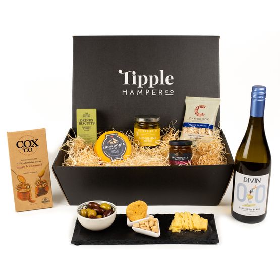 The Non-Alcoholic White Wine &amp; Food Lover Hamper