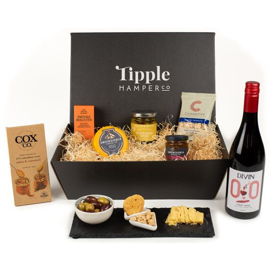 The Non-Alcoholic Red Wine &amp; Food Lover Hamper