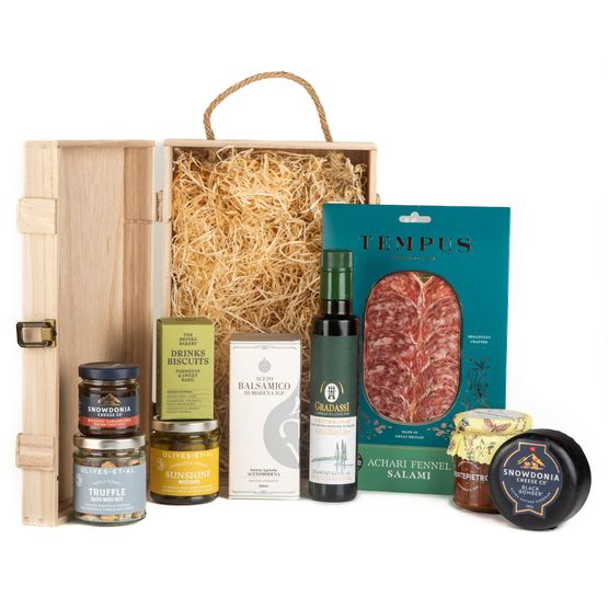 Luxury Nibbles Gift Box With Cheese &amp; Meats