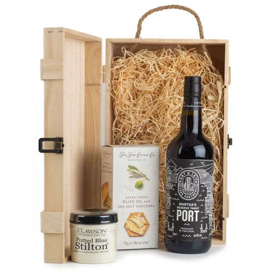 Port of Leith Tawny Port &amp; Stilton Gift Box