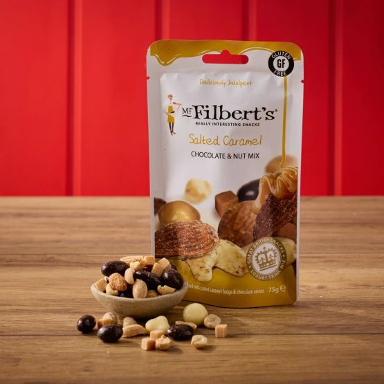 Salted Caramel, Chocolate and Nut Mix (75g)