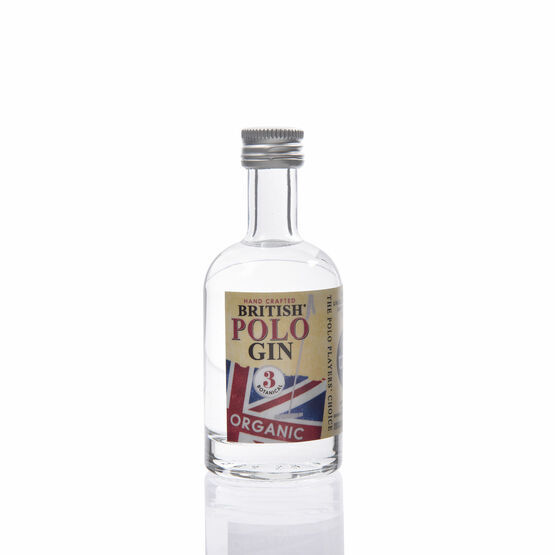 British Polo Gin Miniature 42.7% ABV (5cl)