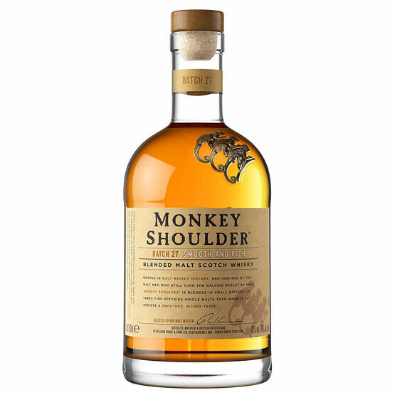 Monkey Shoulder Blended Malt Whisky 40% ABV (70cl)