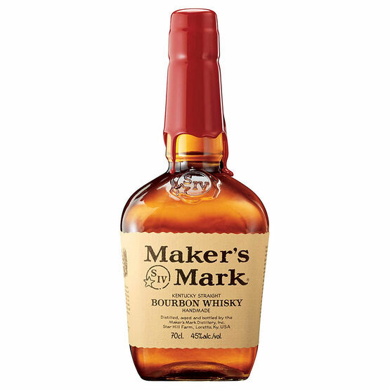Maker's Mark Bourbon Whisky 45% ABV (70cl)