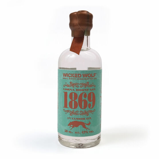 Wicked Wolf 1869 Lorna Doone Gin Miniature 42% ABV (5cl)