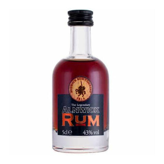 Alnwick Rum The Legendary Dark Rum Miniature 43% ABV (5cl)
