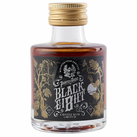 Pirate's Grog Black Ei8ht Coffee Rum Liqueur Miniature 25% ABV (5cl)