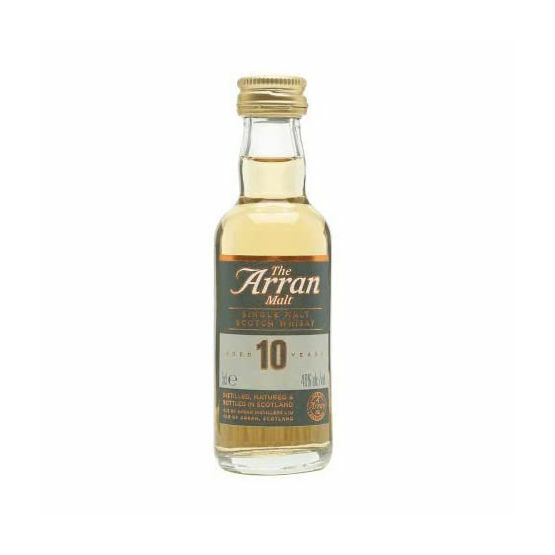 Isle of Arran 10 Year Old Single Malt Scotch Whisky Miniature 46% ABV (5cl)