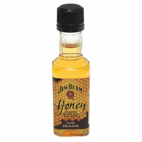 Jim Beam Honey Whiskey Miniature 35% ABV (5cl)