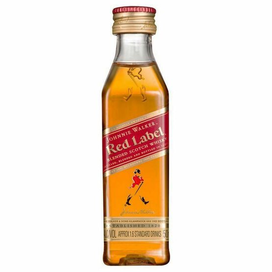 Johnnie Walker Red Label Blended Whisky Miniature 40% ABV (5cl)