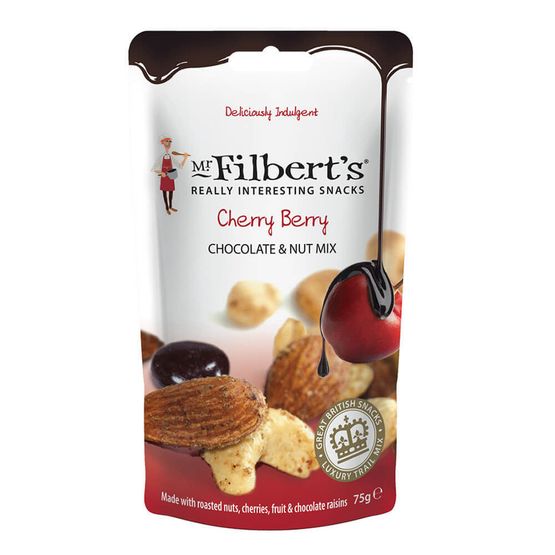 Mr Filberts Cherry Berry Chocolate &amp; Nut Mix (75g)