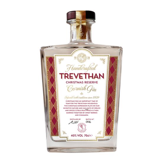 Trevethan Christmas Reserve Gin 40% ABV (70cl)