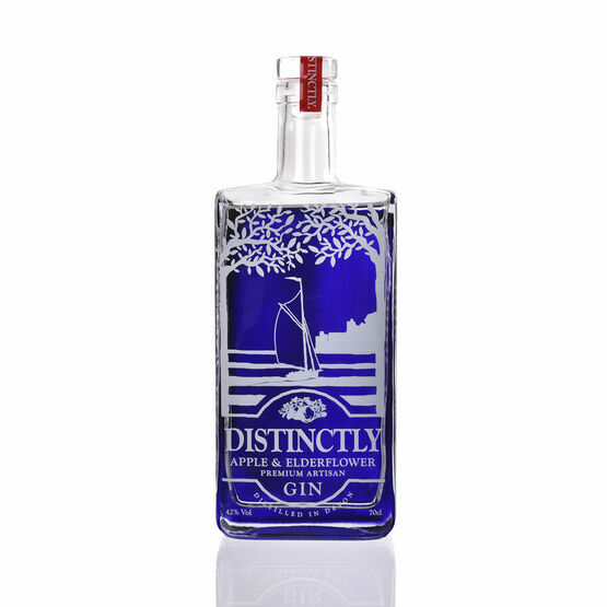 Distinctly Dartmouth Gin Elderflower & Apple Gin 42% ABV (70cl)
