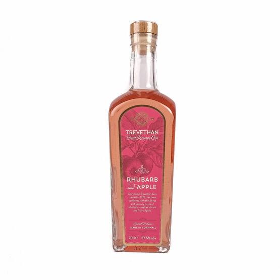 Trevethan Rhubarb and Apple Gin 37.5% ABV (70cl)