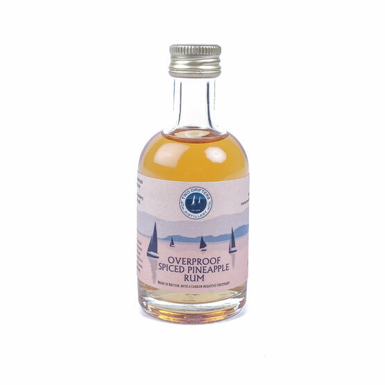 Two Drifters Overproof Spiced Pineapple Rum Miniature 63% ABV (5cl)