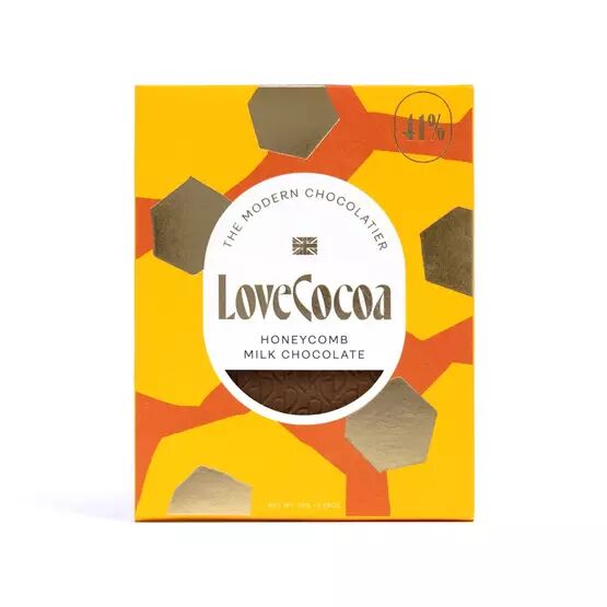 Love Cocoa Honeycomb Milk Chocolate Tablet Bar (75g)