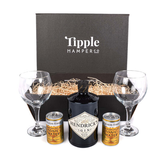 Hendrick's Gin, Tonic and Glasses Gift Set - 41.4% ABV