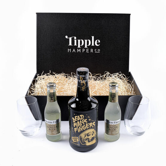 Dead Mans Fingers Rum, Mixers and Glasses Gift Set - 37.5% ABV