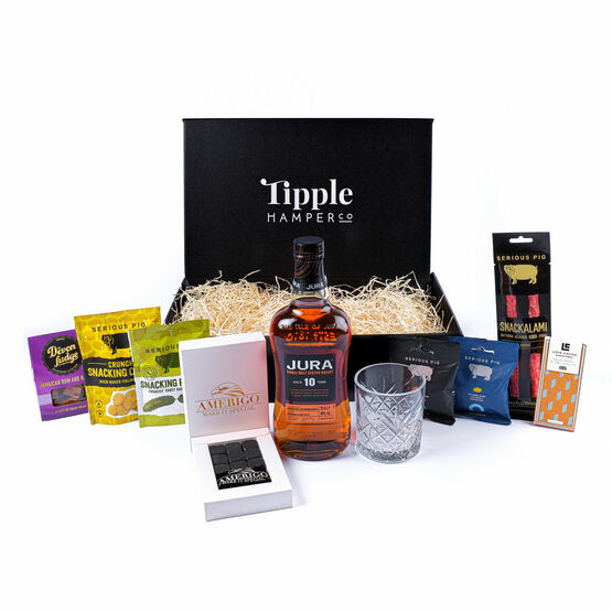 Luxury Isle of Jura 10 Year Old Whisky Gift Set - 40% ABV