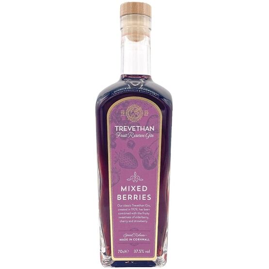 Trevethan Mixed Berries Gin 37.5% ABV (70cl)