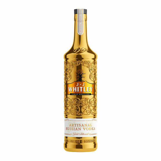 JJ Whitley Gold Filtered Russian Vodka 38% ABV (70cl)