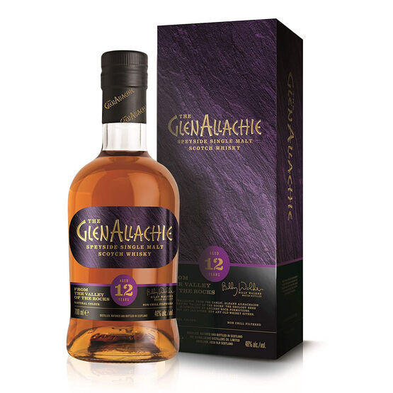 The GlenAllachie 12 Year Old Single Malt Scotch Whisky 46% ABV (70cl)
