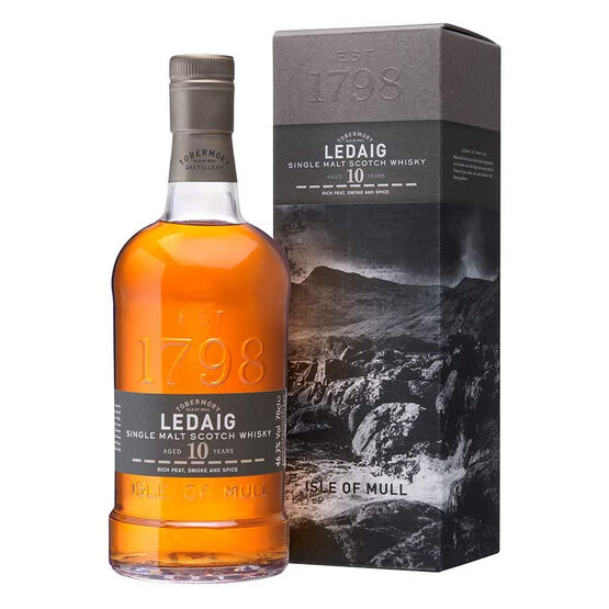 Ledaig 10 Year Old Whisky 46.3% ABV (70cl)