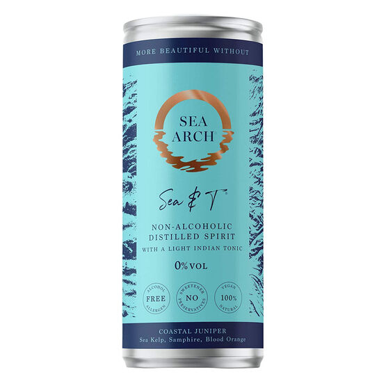 Non Alcoholic Sea Arch Sea & T Ready to Drink Can 0% ABV (250ml)