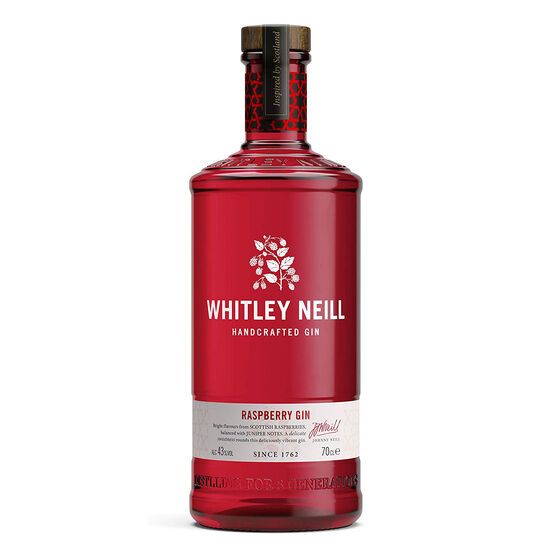 Whitley Neill Raspberry Gin 43% ABV (70cl)