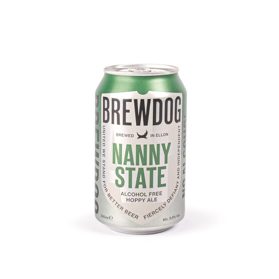 BrewDog Nanny State Alcohol-Free Hoppy Ale 0.5% ABV (330ml)