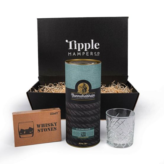 Bunnahabhain Stiùireadair Islay Single Malt Scotch Whisky Gift Set - 46.3% ABV