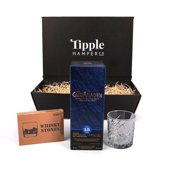 The GlenAllachie 15 Year Old Single Malt Scotch Whisky Gift Set - 46% ABV