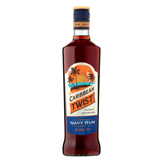 Caribbean Twist Navy Rum 37.5% ABV (70cl)