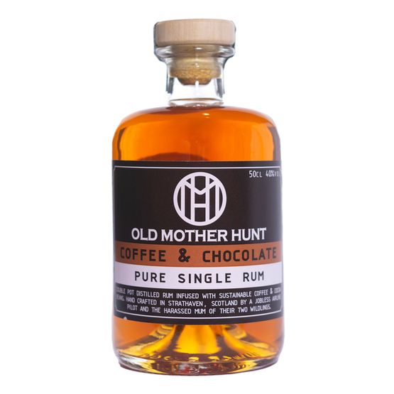 Old Mother Hunt Coffee &amp; Chocolate Rum 40% ABV (50cl)